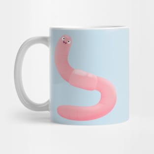 Cute worm farm vermiculture cartoon Mug